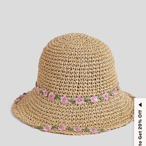 NWT Cupshe Blooming Skies Straw Hat